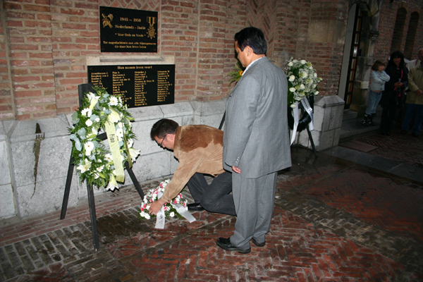 Nijmegen 14 augustus 2006. Eerste herdenking Indische gevallenen in de Tweede Wereldoorlog en in periode 1945-1950 Foto: H. de la Croix